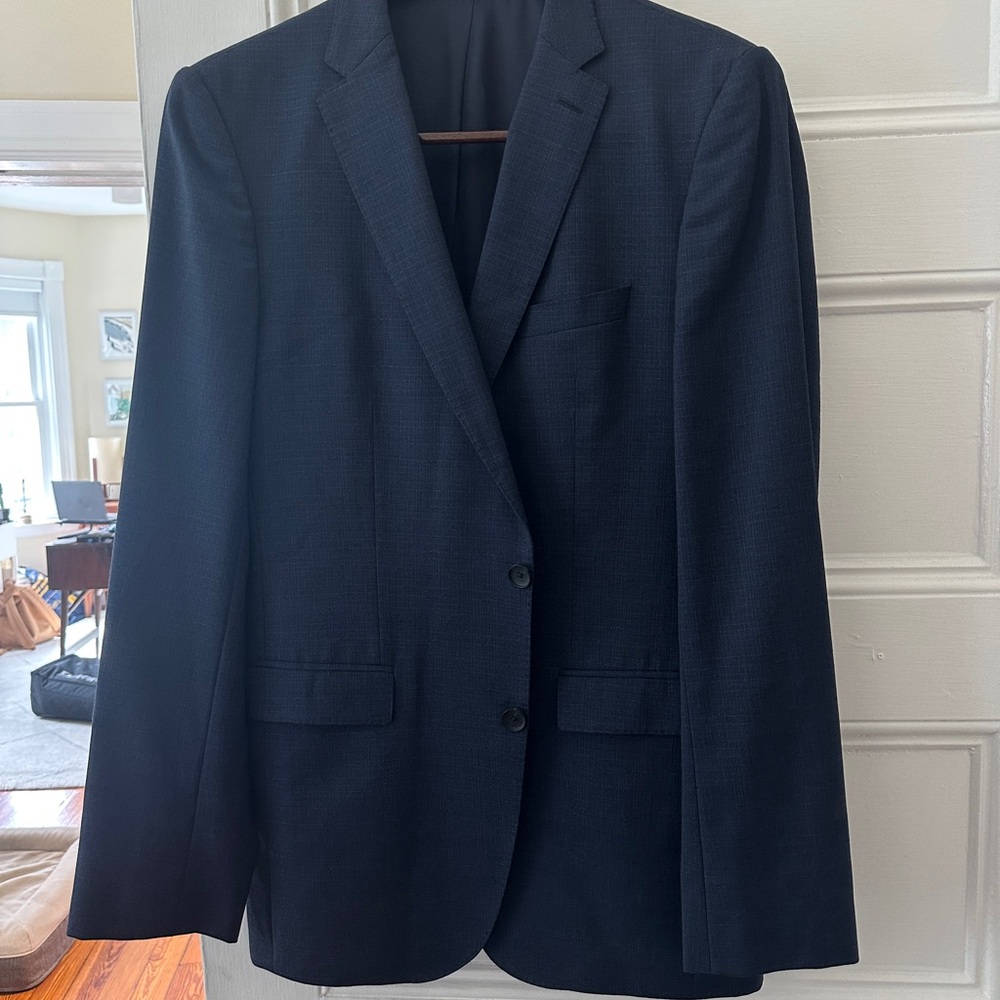 Men's navy suit